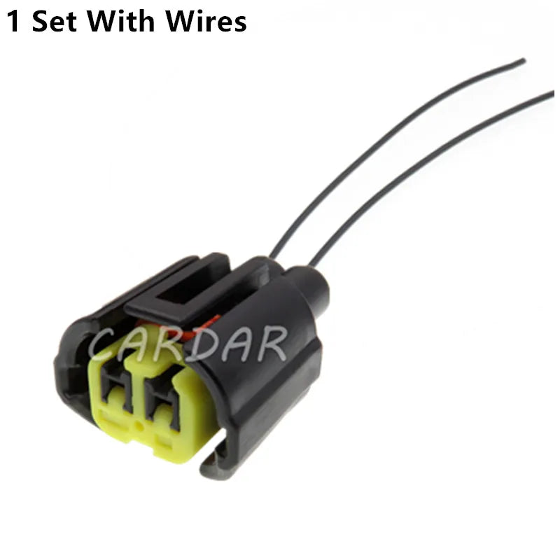 2 Pin Automotive Connector Waterproof Electrical Auto Socket Plug With Pins And Seals