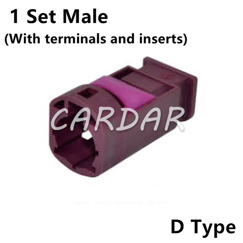 LVDS 4 Pin Connectors Male Automotive Socket Universal Auto Fakra Connector