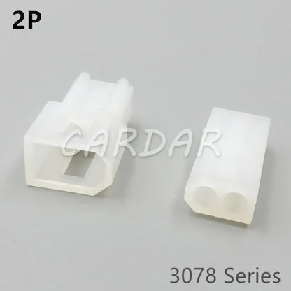 2P 3P 4P 6P 9P 12P Electrical Connector 3078 Series Plug Kits Female Male Socket With Pins For Auto Motorcycle Motorbike