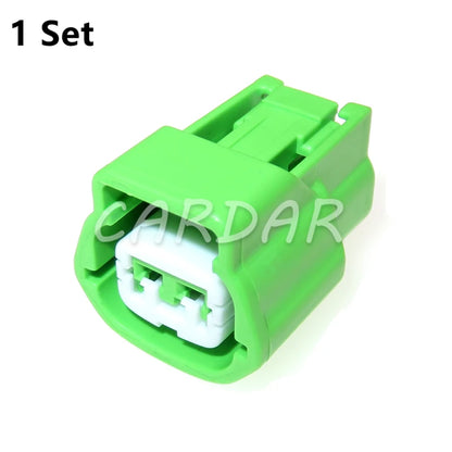 2 Pin Green Automobile Sealed Connector Electrical Wire Cable Harness Waterproof Socket
