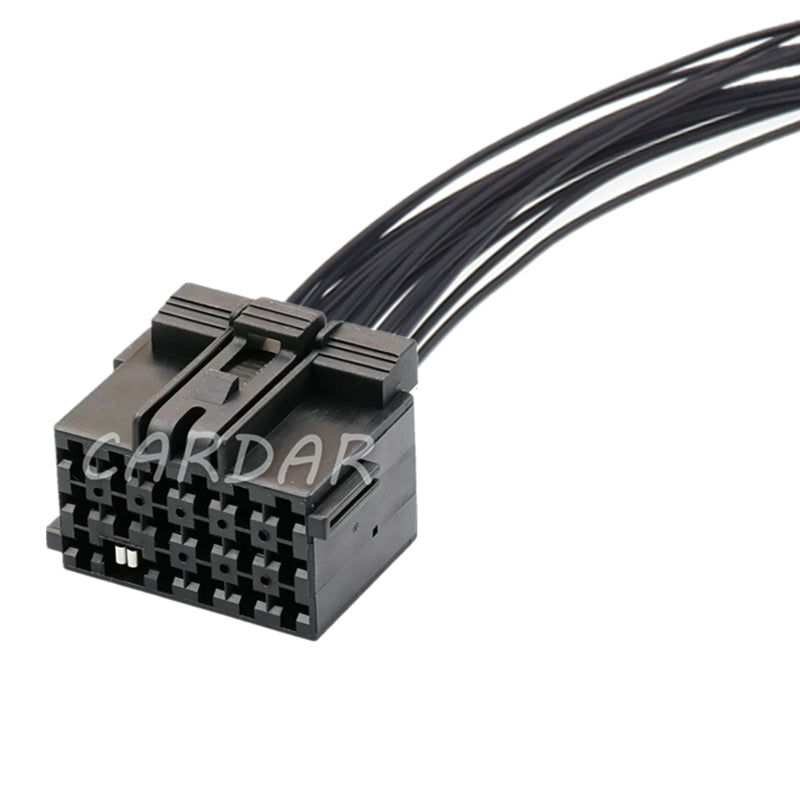 18 Pin 1355204-1 1241581-1 967204-1 Car Wire Harness Plastic Housing Socket Auto Adapter Black Connector