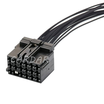 18 Pin 1355204-1 1241581-1 967204-1 Car Wire Harness Plastic Housing Socket Auto Adapter Black Connector