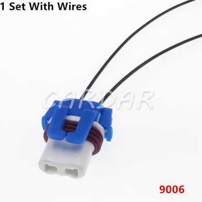 2 Pin 9006 Automotive Ceramics Lamp Light Socket For Auto Fog Lamp Connector