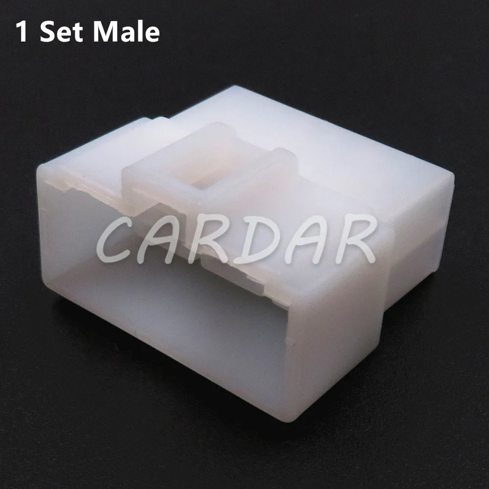6 Pin 6.3mm Auto Wire Connector Automobile Socket With Terminals