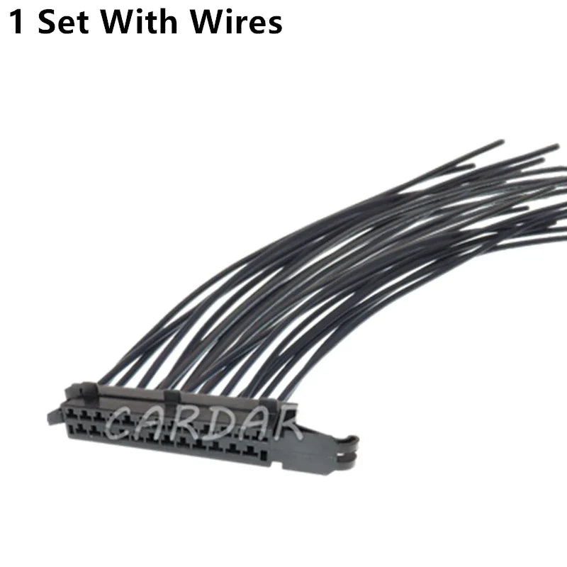 25 Pin 827534-1 Auto Car Wiring Harness Connector Automotive Socket With Terminals