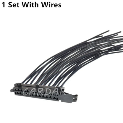 25 Pin 827534-1 Auto Car Wiring Harness Connector Automotive Socket With Terminals