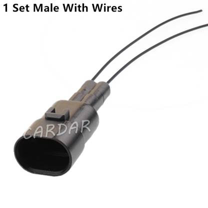 2 Pin 284556-1 Automotive Connector VVT Plug The Electromagnetic Valve Socket For Buick Chevrolet Cruze