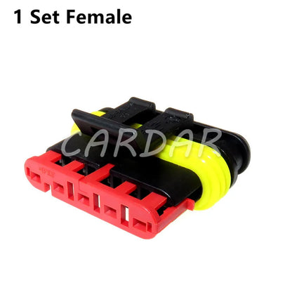 5 Pin 282089-1 282107-1 Superseal Auto Plug Auto Plastic Cable Socket For Cars