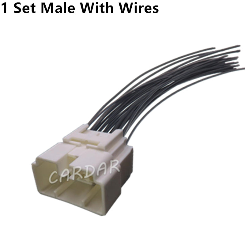 24 Pin Composite Connector Car Electrical Socket Auto Wire Cable Plastic Housing Unsealed Plug 7282-1248 7283-1248