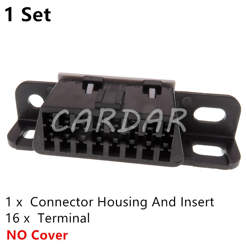 16 Pin OBD2 OBD-II Socket Automotive Diagnostic Interface OBDII OBD 2 Connector MG610761-5 12110250 For VW GM Wuling
