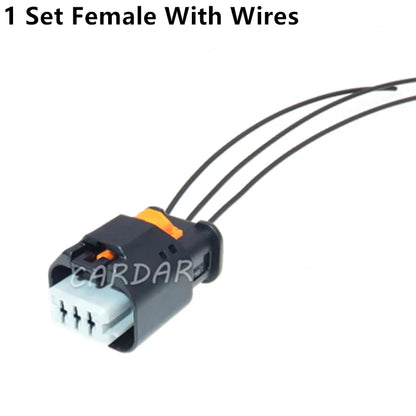 3 Pin 1.5 Series Waterproof Socket With Terminal 1801178-3 Auto Intake Pressure Sensor Electrical Connector