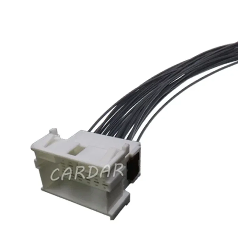 21 Pin White Automobile Electric Wiring Connector Car Male Female Unsealed Socket 967635-1 2-967630-1 7-968975-1