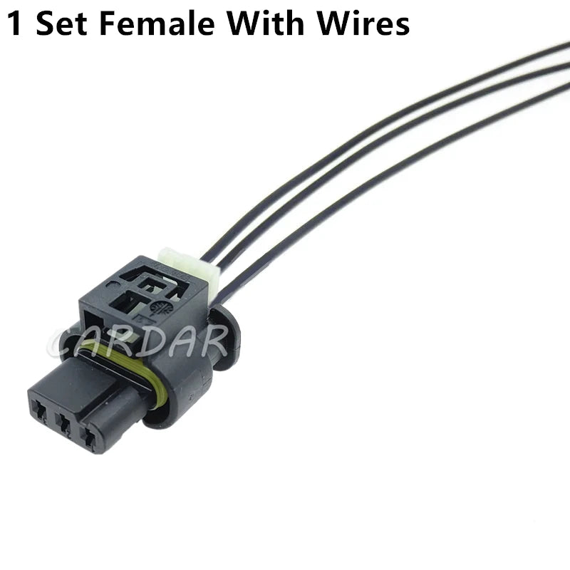 3 Pin 805-121-521 7615490-03 Auto Waterproof Automotive Reversing Radar Plug A0225452426 For VW Audi