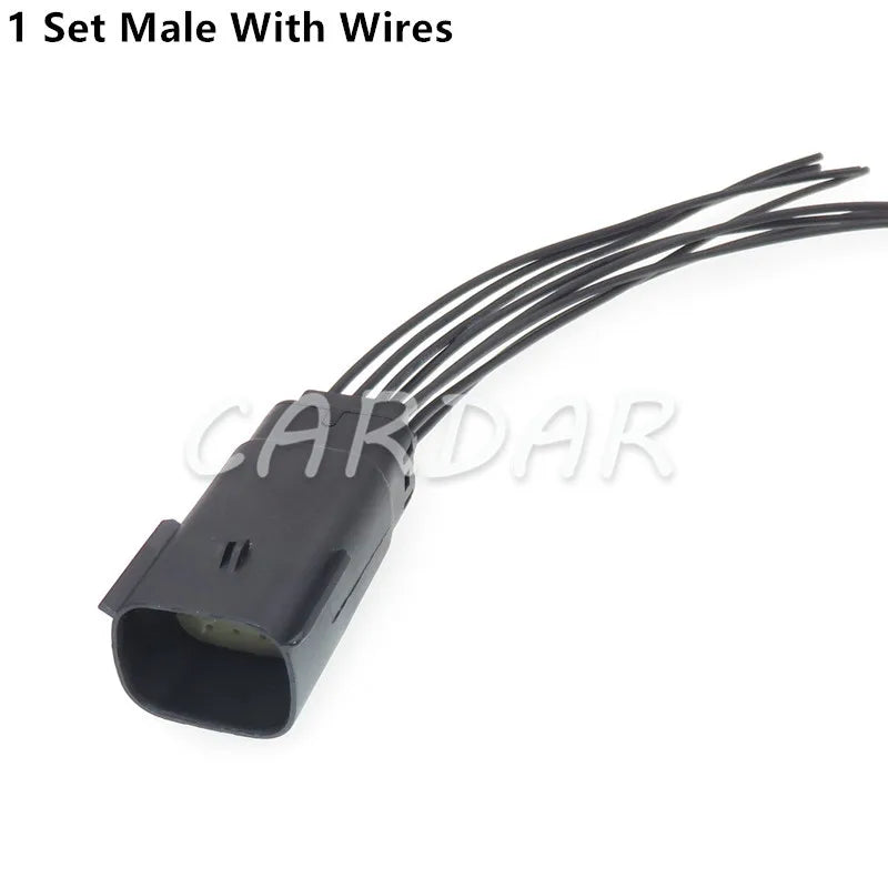 8 Pin 33472-0801 33482-4801 Automotive Electrical Headlight Light Socket Auto Plug With Terminals For Ford Chevrolet