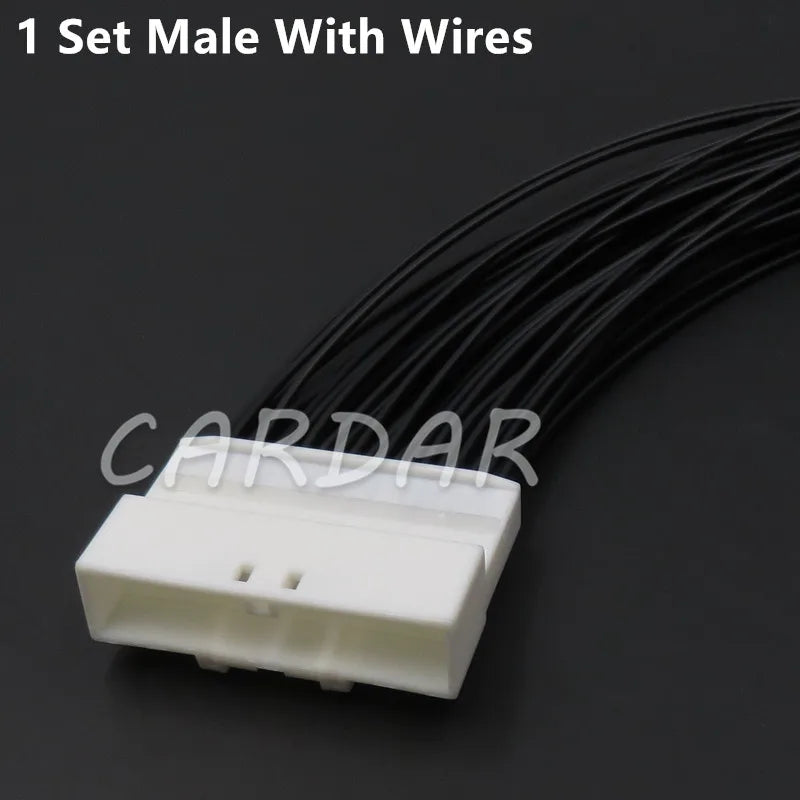 40 Pin 1674312-1 1318389-1 Automotive Connector Wire Cable Sockets With Terminals For Nissan
