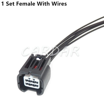 6 Pin 7282-2764-30 7283-2764-30 Waterproof Electrical Wire Connector Car Reversing Radar Socket For Honda