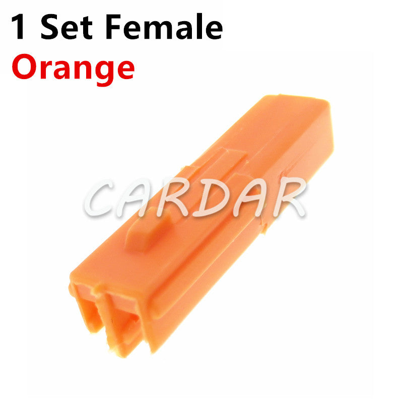 2 Pin Auto Electrical Wiring Harness Connector Female Male Socket With Terminal 6098-3857 6098-3853