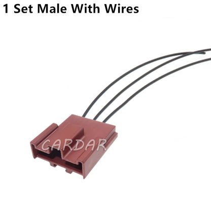 3 Pin 6098-0220 6098-0222 Car Wiring Terminal Socket Auto Modification Plugs Male Female Docking Connector
