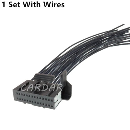 28 Pin Electrical Auto Wiring Harness Connector Auto Cable Socket With Terminals