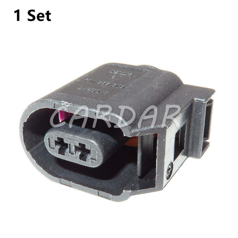 2 Pin 6E0 973 702 Sealed Rear ABS Sensor Connector Plug Wiring Socket For VW Audi Phaeton