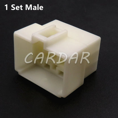 9 Pin 6.3 Series Automobile Large Current Male Female Docking Wire Cable Unsealed Socket With Terminal