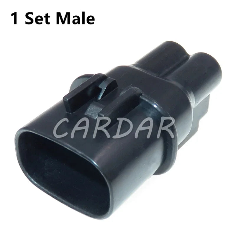 2 Pin 4.8 Series Automobile Waterproof Electrical Wire Connector Male Female Wiring Harness Socket