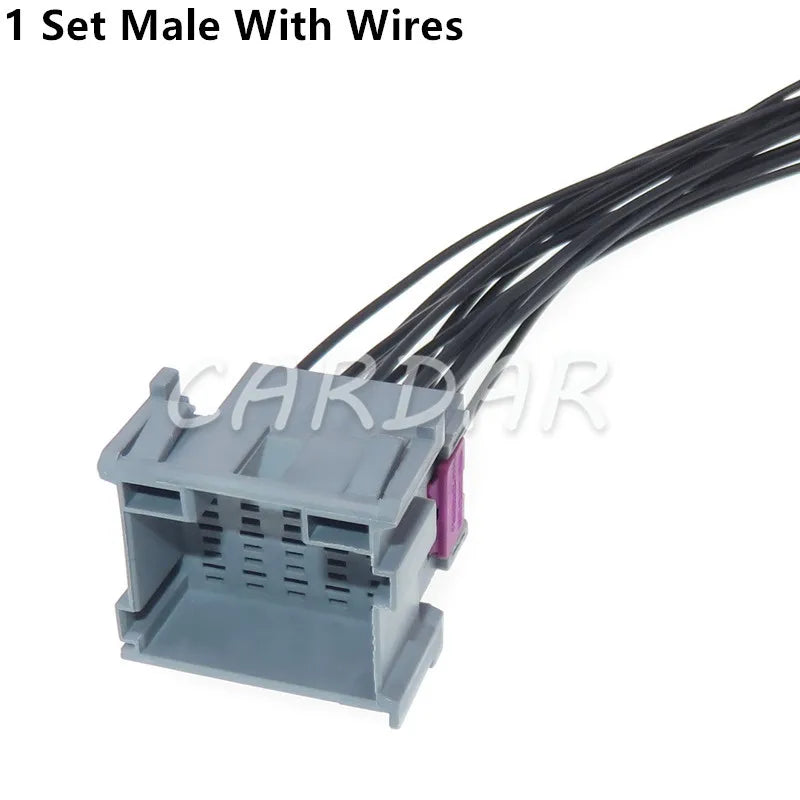 15 Pin 1-967623-6 1-967628 Grey Automotive Wiring Socket Auto Modification Plug Parts Car Unsealed Connector 1-967628-6