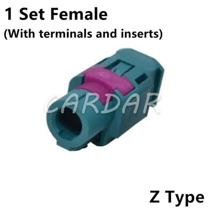 LVDS 4 Pin Connector Female Automotive Socket Universal Auto Modification Plug