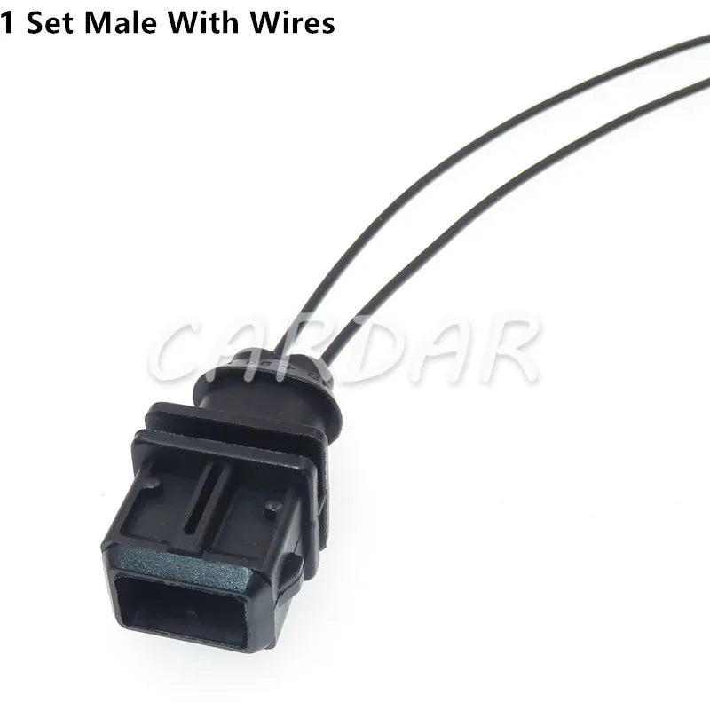2 Pin Automotive Car Engine Fuel Injector Connector Oil Sensor Plug Automotive Socket