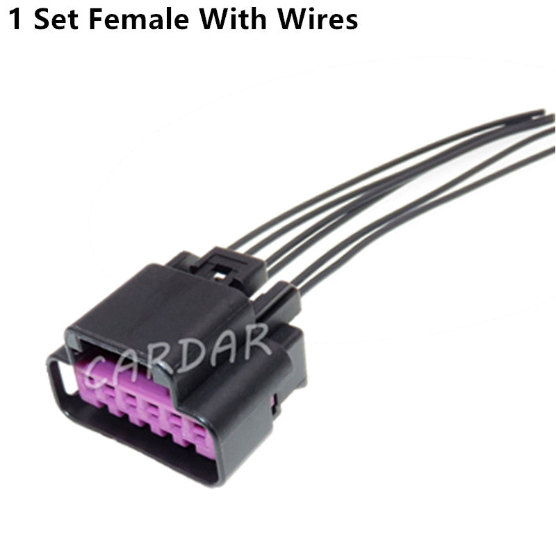 6 Pin 1.5 Series Automotive Electrical Connector Car Wiring Harness Unsealed Socket Auto Parts