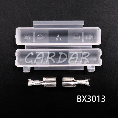 6x30mm 6*30mm White Double Glass Tube Fuse Holder Flip Type Fuses Box Fuse Socket With Terminal