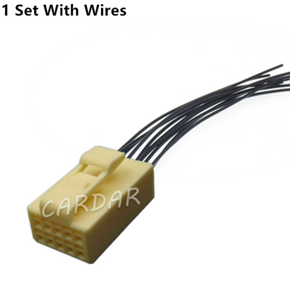 10 Pin 0.6 Series Miniature Automobile Wire Harness Unsealed Socket Auto Modification Connector Accessories