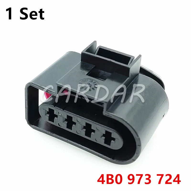 4 Pin 4B0973724 4B0 973 724 Automotive Waterproof Connector Ignition Coil Wire Harness Plug With Pins For VW
