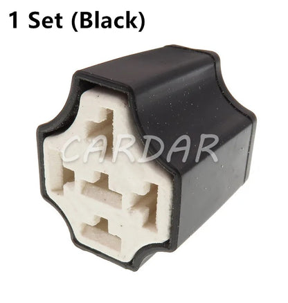 5 Pin Automotive Ceramic Relay Holder High Temperature Relay Sockets Light Lamp Bulb Headlight Extension Connector