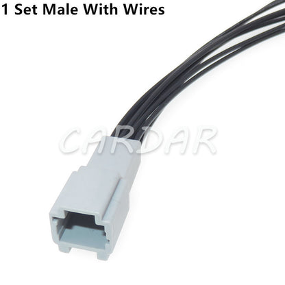 8 Pin 6098-6452 Automotive Wire Cable Plastic Housing Socket Male Female Docking Unsealed Adapter