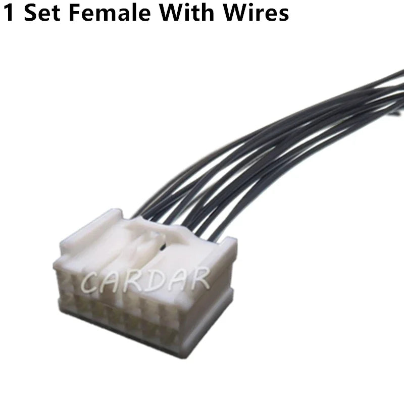 12 Pin 2.2 Series Automobile Male Female Unsealed Cable Connector Car Plastic Housing Wiring Socket With Terminal