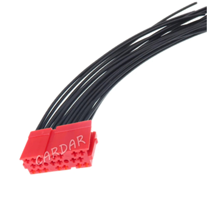 20 Pin Red Automobile Replacement Socket Parts Car Electric Cable Unsealed Connector Auto Adapter