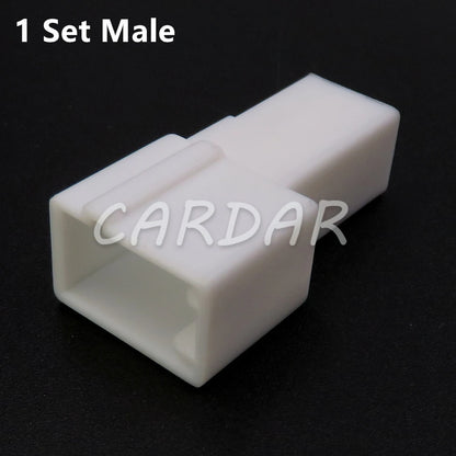 4 Pin 2.2 Series White Automotive Male Female Unsealed Socket With Terminal 6098-7200 Auto Parts