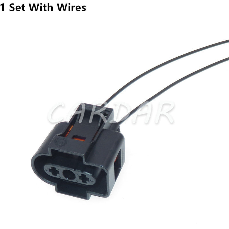 2 Pin 3.5 Series Auto Water Spray Antifreeze Plug Wiring Harness Socket Waterproof Connector For VW 1J0973202