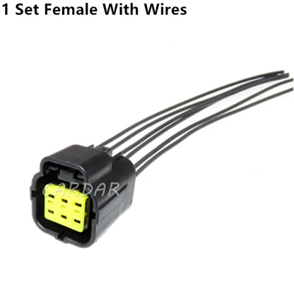 6 Pin 174262-2 174264-2 /174265-7 Waterproof Wire Socket Automotive Accelerator Pedal Sensor Plug For Hyundai Denso