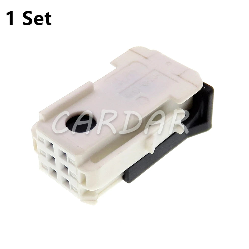 6 Pin 0.6 Series 185311-1 953381-1 953382-2 White Auto Unsealed Miniature Wire Socket Electrical Connector