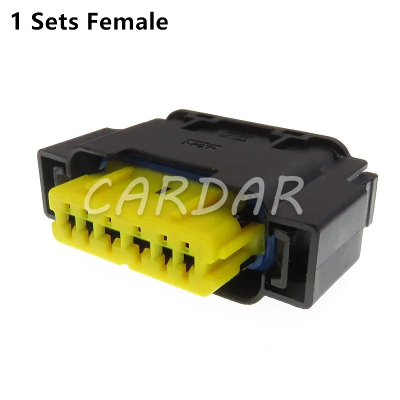 6 Pin 902970-00 Auto Pump Plug Headlight Lamp Cable Socket For Peugeot Citroen