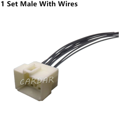 9 Pin 6.3 Series Automobile Large Current Male Female Docking Wire Cable Unsealed Socket With Terminal