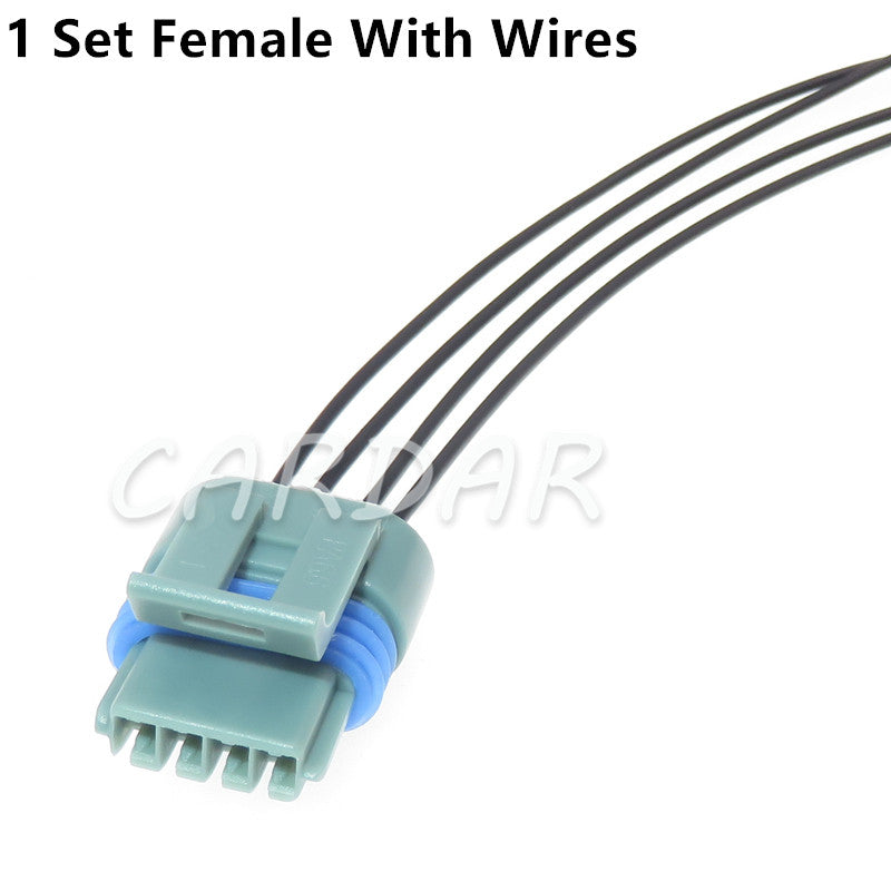 4 Pin 12162833 12162834 Waterproof Automotive Wire Harness Connector Mass Air Flow Sensor Plug