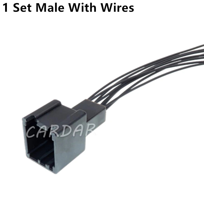 8 Pin 1 Series Automotive Unsealed Socket Auto Cable Harness Wire Connector Car Modification Adapter