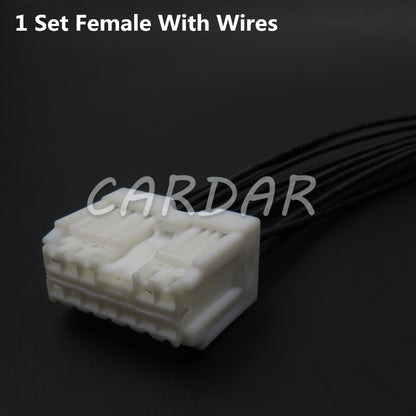 12 Pin 2.2 Series Auto Window Lifting Cable Harness Unsealed Socket 1674122-1 6098-6980 1674119-1 6098-6954
