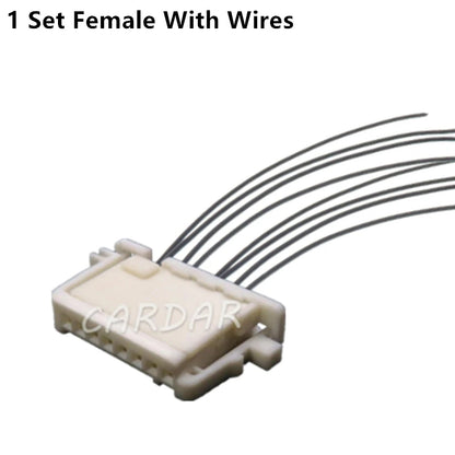 8 Pin 0.6 Series 1743282-1 Automotive Wiring Terminal Electrical Connector Miniature Wire Socket