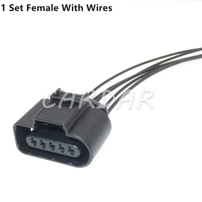 5 Pin 8K0 973 705 8K0973705 Auto Electric Wire Harness Plastic Housing Waterproof Socket For VW Audi