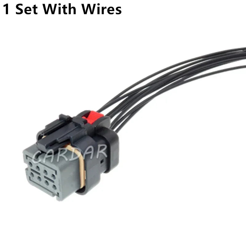 8 Pin 1.6 Series Grey Automobile Wire Cable Harness Waterproof Plastic Housing Socket With Terminal