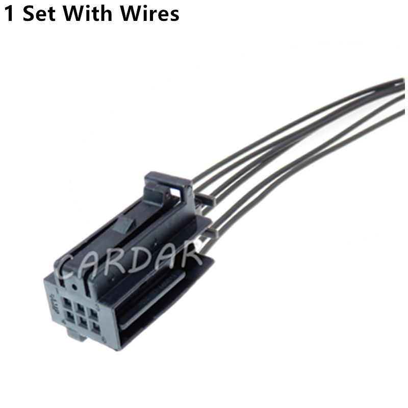 6 Pin 0.6 Series Auto Unsealed Connector Car Modification Parts Wire Cable Socket 965413-1 1355881-1